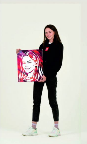 50 × 40 cm drobė