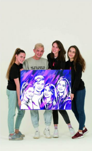 90 × 70 cm drobė